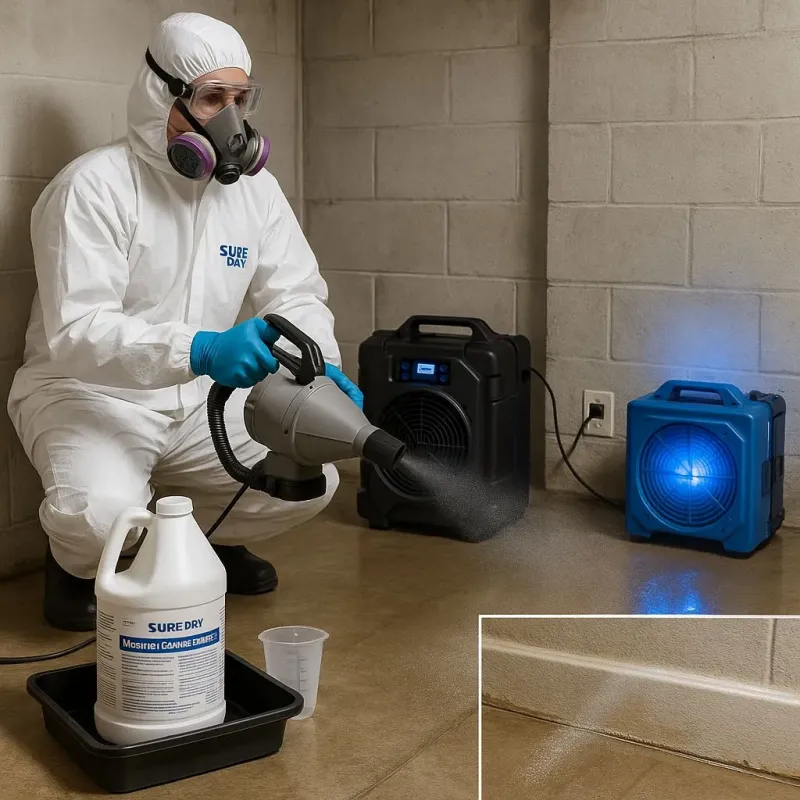 Sanitization and Odor Removal process in North Richmond, CA